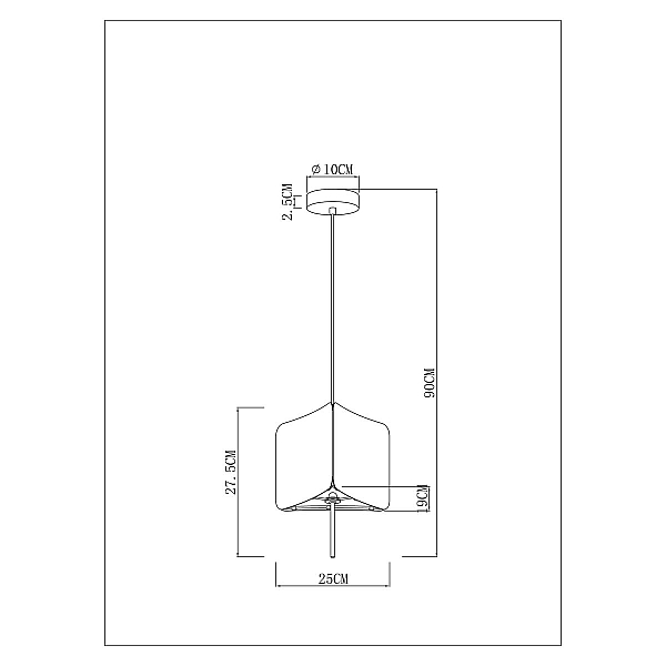 Подвесной светильник Arte Lamp Trixie A7084SP-1BK