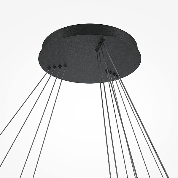 Подвесной светодиодный светильник Maytoni Rim MOD058PL-L174BK