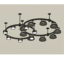 Комплект подвесного светильника Ambrella Light Techno Ring XR92221101 (A9222, A9227, C9238, C9232, N8113, N8141)