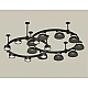 Комплект подвесного светильника Ambrella Light Techno Ring XR92221101 (A9222, A9227, C9238, C9232, N8113, N8141)