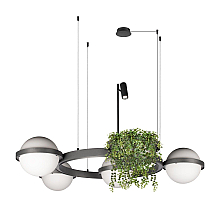 Подвесная люстра Loft IT Jardin 10121/4 Dark grey
