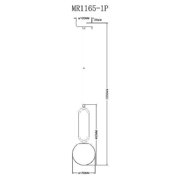 Подвесной светильник MyFar Pierre MR1165-1P
