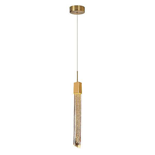 Подвесной светильник Delight Collection OD2510-1 gold/clear