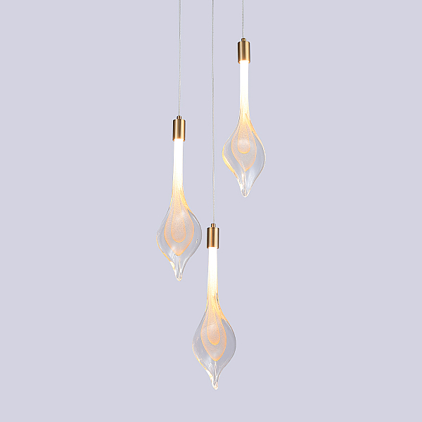 Подвесной светильник Delight Collection P98066-3 antique brass
