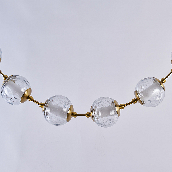Подвесной светильник Delight Collection OD2437A-16 brass/clear