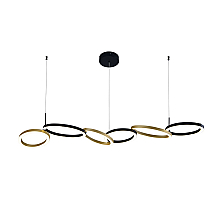Подвесной светильник Indigo Anello 14034/C/6P Black