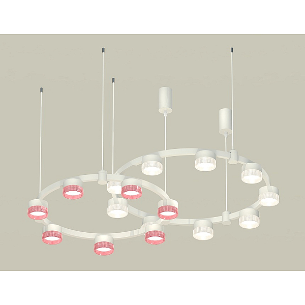Комплект подвесного светильника Ambrella Light Techno Ring XR92081310 (A9208x2, C9241, C9236, N8480, N8486)