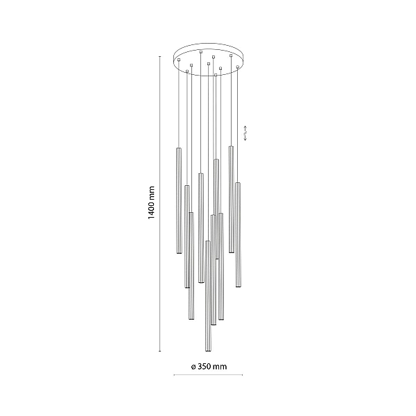 Подвесной светильник TK Lighting 11487 Ferro Sabia a072571