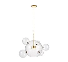 Подвесной светодиодный светильник Lumina Deco Neroni LDP 6016-5+1 GD