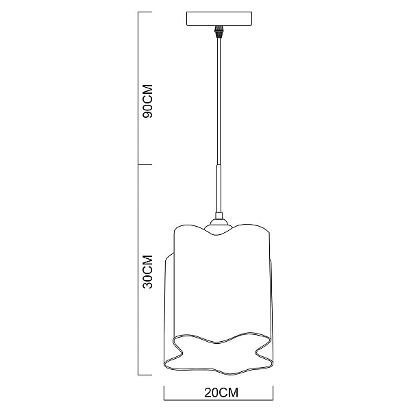 Подвесной светильник Arte Lamp Serenata A3458SP-1AB