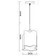 Подвесной светильник Arte Lamp Serenata A3458SP-1AB