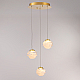 Подвесной светильник Delight Collection MD25030003-3A gold/clear