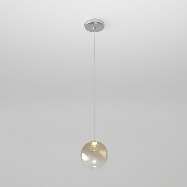 Подвесной светильник Eurosvet Wonder 50232/1 LED янтарный a058637