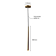 Подвесной светильник Delight Collection MT8863-1H antique brass