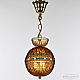 Подвесной светильник Bohemia Ivele Crystal 5480/17 G Amber/M-1G