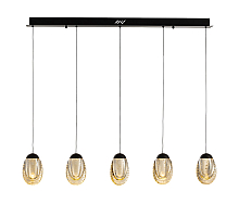 Подвесной светильник Delight Collection MD25090022-5B matt black/champagne