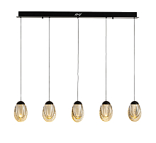 Подвесной светильник Delight Collection MD25090022-5B matt black/champagne