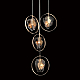 Подвесной светильник Delight Collection Cowley P60669-4 gold/clear