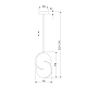 Подвесной светильник Eurosvet Lang 50225/1 LED хром a057335