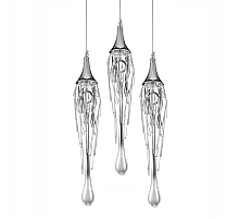Подвесной светильник Delight Collection Goddess Tears P68009L-3/R chrome