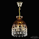 Подвесной светильник Bohemia Ivele Crystal 5478/22 G Amber/M-1G Leafs