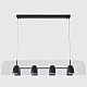 Светильник подвесной Crystal Lux ELEMENT SP48W LED BLACK