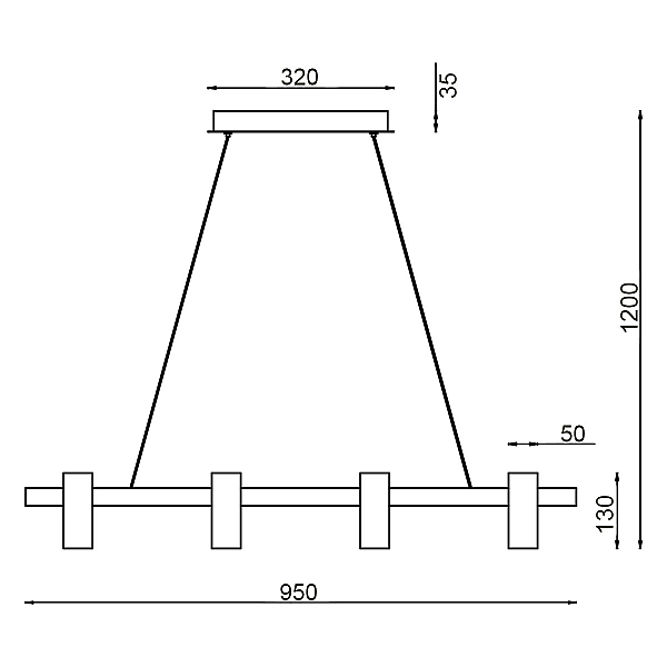 Подвесной светильник Vele Luce Neo VL10021P08