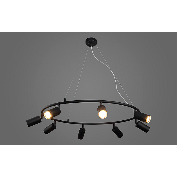 Светильник подвесной Crystal Lux RIVO SP8 BL