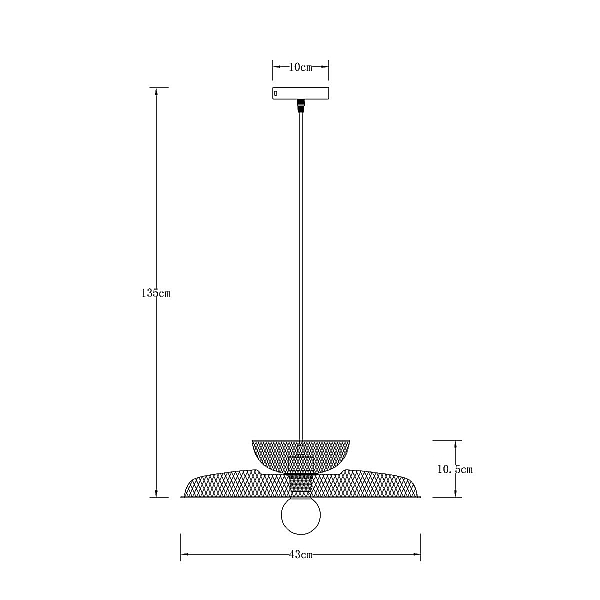 Подвесной светильник Arte Lamp CASTELLO A7066SP-1BK