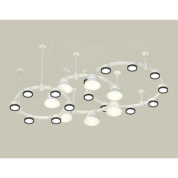Комплект подвесного светильника Ambrella Light Techno Ring XR92212010 (A9221, A9226, C9241, C9232, C9236, C9231, N8140, N8113)