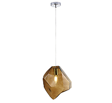 Подвесной светильник Crystal Lux NUESTRO SP1 CHROME/BROWN