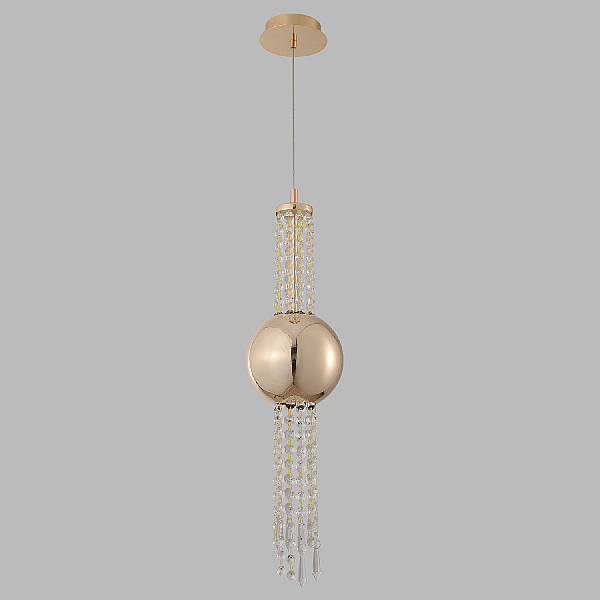 Подвесной светодиодный светильник Crystal Lux Navajo SP3W Led Gold