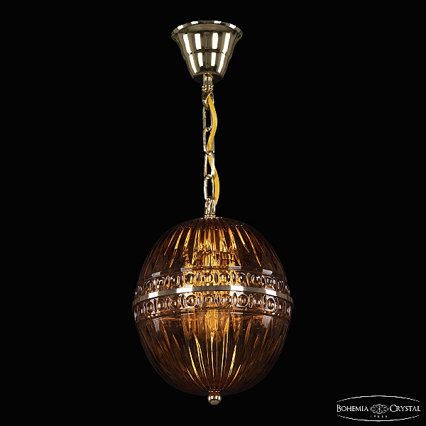 Подвесной светильник Bohemia Ivele Crystal 5479/20 G Amber/M-1G