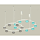 Комплект подвесного светильника Ambrella Light Techno Ring XR92081300 (A9208x2, C9241, C9236, N8488, N8484)
