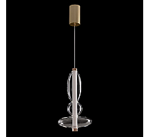 Подвесной светильник Crystal Lux QUASAR SP10W LED TRANSPARENT