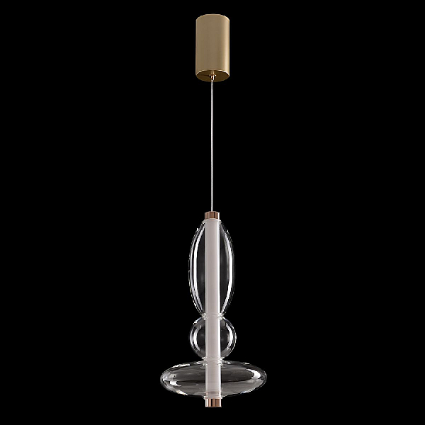 Подвесной светодиодный светильник Crystal Lux Quasar SP10W Led Transparent