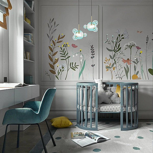 Подвесной светильник Loft IT Bolle 2027-P6 Blue mini