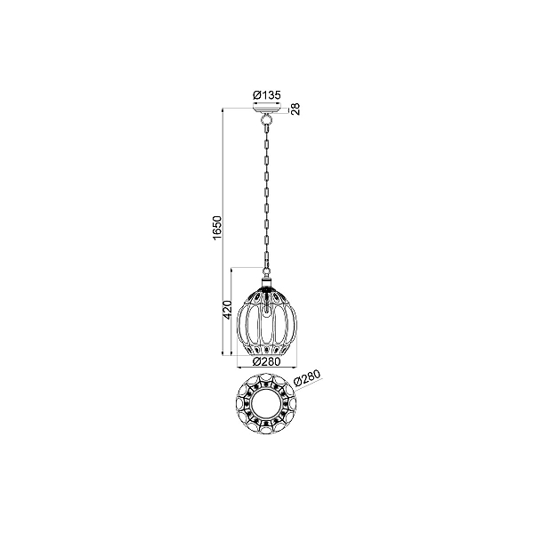 Подвесной светильник Vele Luce Helen VL4266P31