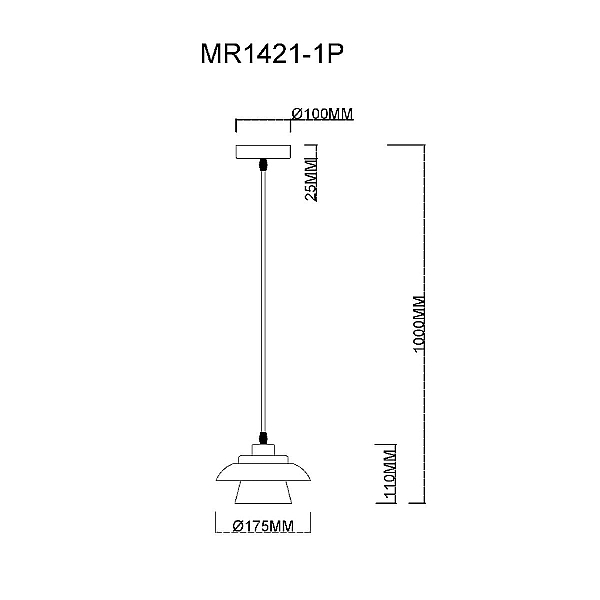 Подвесной светильник MyFar Renata MR1421-1P