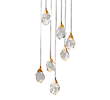 Подвесной светильник Delight Collection Crystal rock MD-020B-7 gold