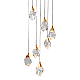 Подвесной светильник Delight Collection Crystal rock MD-020B-7 gold