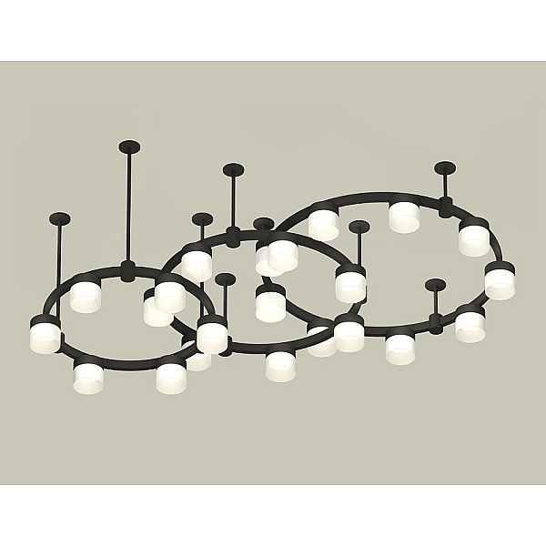 Комплект подвесного светильника Ambrella Light Techno Ring XR92222210 (A9222, A9227, C9233, C9242, C9238, C9232, N8402)