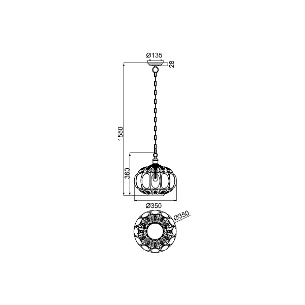 Подвесной светильник Vele Luce Helen VL4266P21