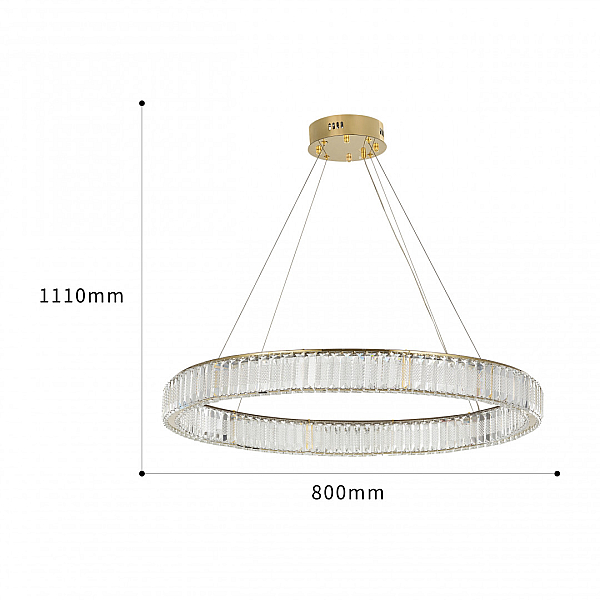 Подвесной светильник Arte Milano AM 2728B.D800.LED G