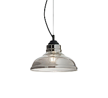Подвесной светильник Ideal Lux Bistro SP1 PLate Fume 112343