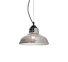 Подвесной светильник Ideal Lux Bistro SP1 PLate Fume 112343