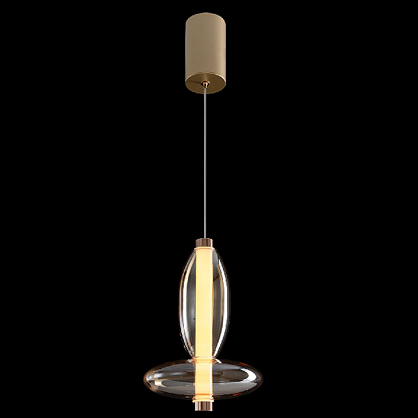 Подвесной светодиодный светильник Crystal Lux Quasar SP7W Led Amber