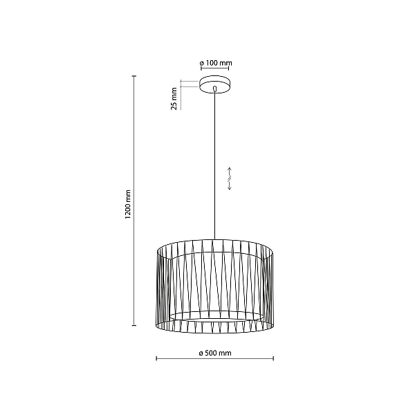 Подвесной светильник TK Lighting 11461 Harmony a072567