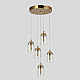 Подвесной светильник Eurosvet Palm 201056 LED латунь a072230