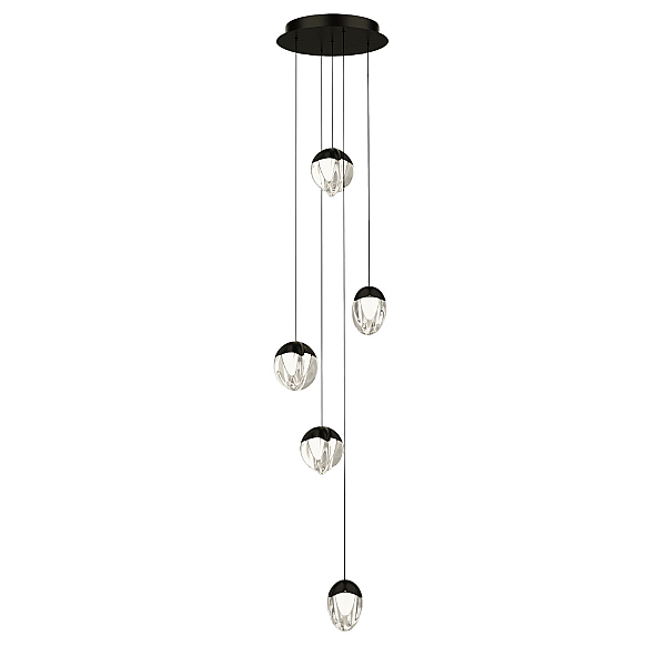 Подвесной светильник Delight Collection MD24001033-5A black/clear